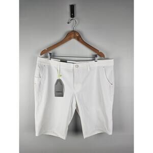 NWT Alberto Golf Earnie 3X Dry Performance Shorts White Size US 40 EU 56